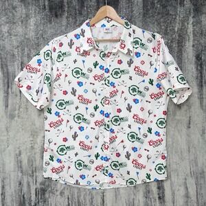 COORS LIGHT Phx Open WM Button Shirt Size XL